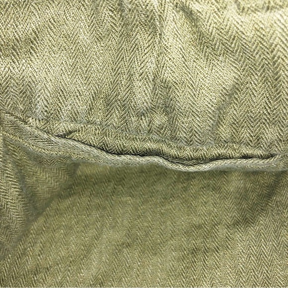 J.Crew 100% Linen Olive Green Linen Style Shorts Size 00 - Picture 4 of 9